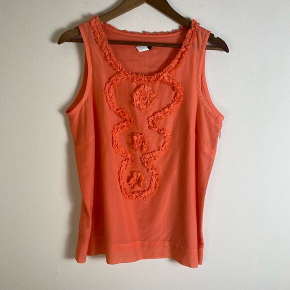 J Crew Size 8 Cotton Silk Blend Lightweight Tank Blouse Top Lined Peach Coral - Picture 1 of 12